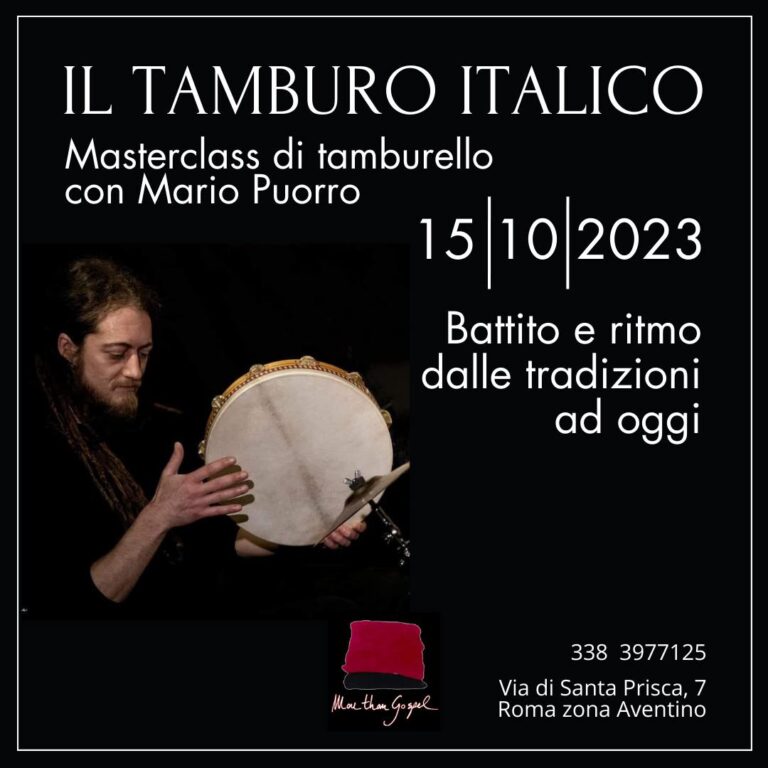 15.10.2023 IL TAMBURO ITALICO